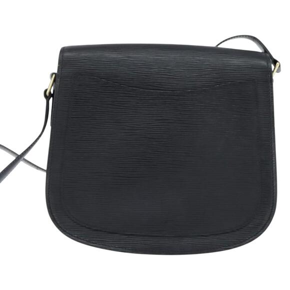LOUIS VUITTON Epi Saint Cloud GM Shoulder Bag Black Noir M52192 LV Auth BA7219 - Picture 2 of 16